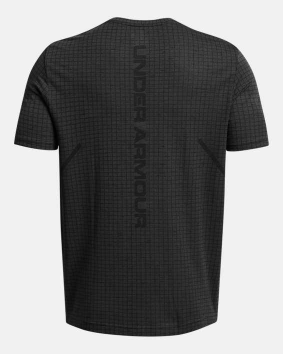 Męska koszulka z krótkim rękawem UA Seamless Grid, Gray, pdpMainDesktop image number 5